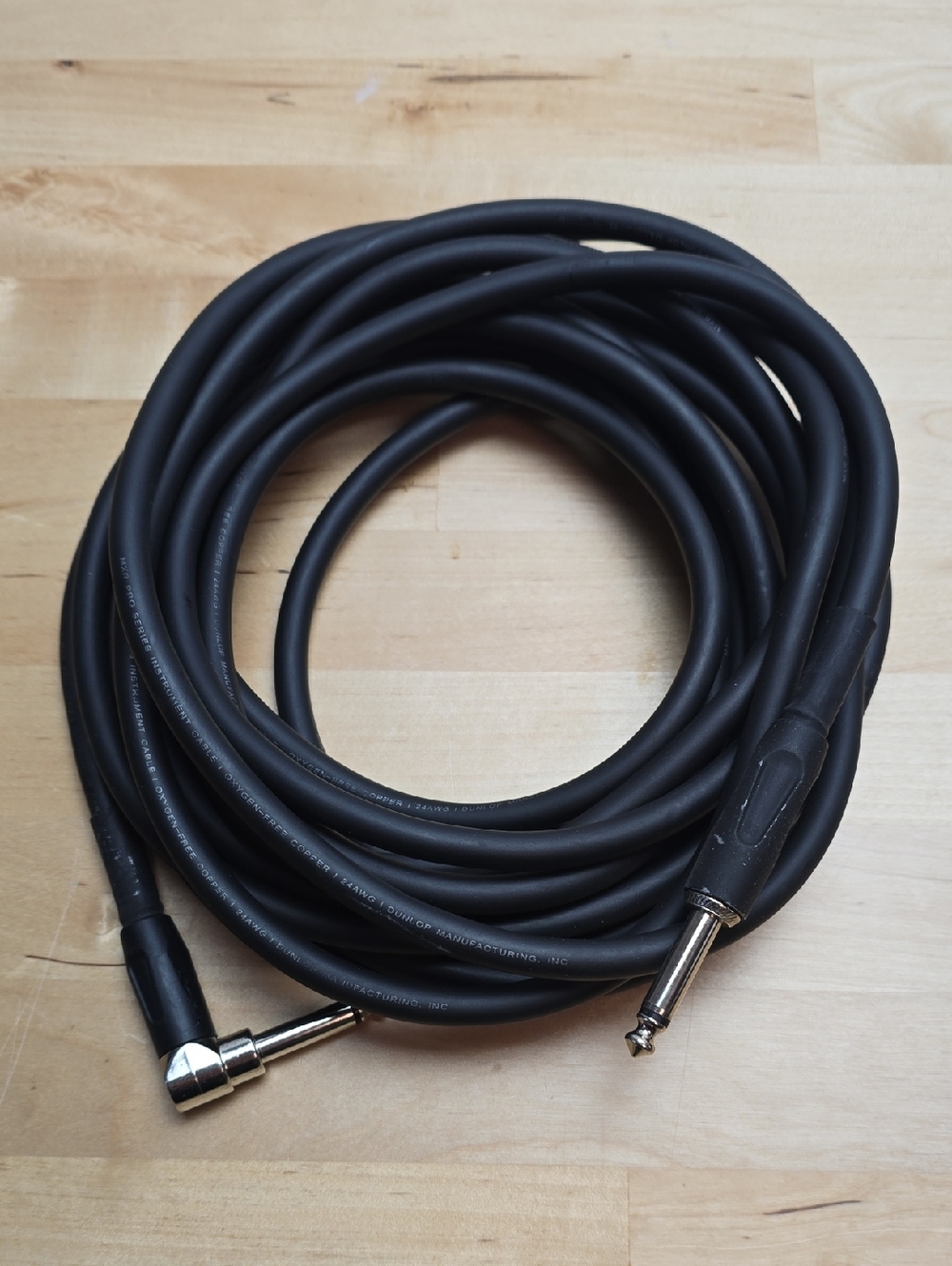 Dunlop MXR® 20 FT PRO SERIES INSTRUMENT CABLE - RIGHT / STRAIGHT DCIX20R